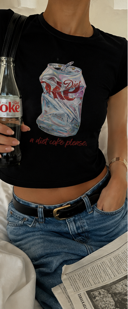 Diet Coke Cropped Tee