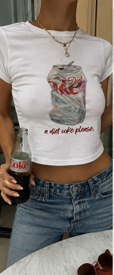 Diet Coke Cropped Tee