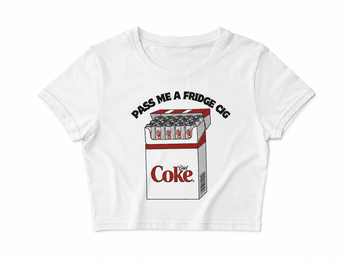 Diet Coke Cig Graphic Baby Tee