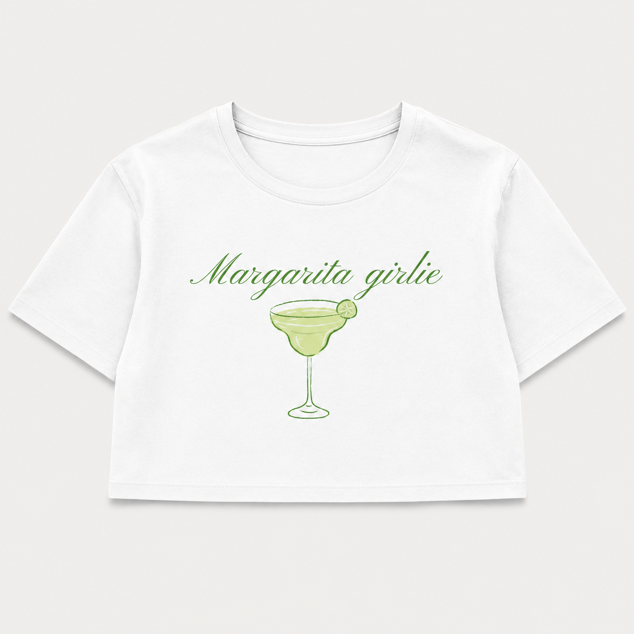 Margarita Girlie Cropped Tee